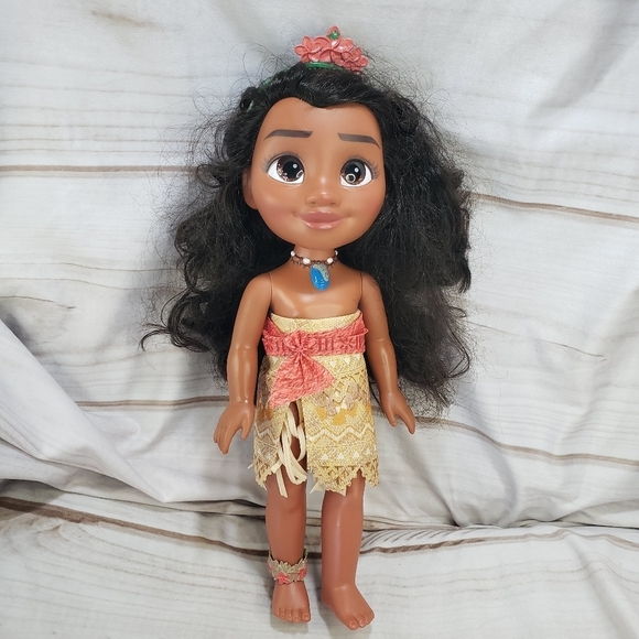 Disney Moana Posable Adventure Doll Plastic Jakks Pacific 14 Inch - Picture 12 of 12